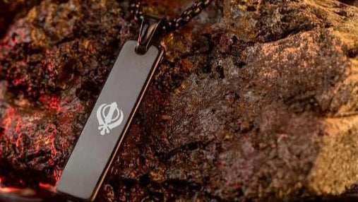 Khanda Spiritual Mini Tag Chain